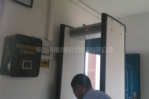 維和時代為淮安市人民政府供應美國METOR6S進口安檢門[圖文]